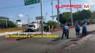 Magna peregrinación llega de Villaflores a Tuxtla Gutiérrez