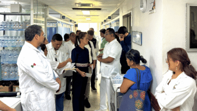 Se atiende a todos Presidenta Claudia Sheinbaum visita a lesionados por accidente del Tren Interoceánico