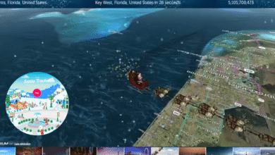 Sigue la ruta de Santa Claus en tiempo real ¿Cómo ver dónde está el trineo este 2025