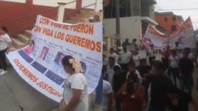 Tapilula estalla: marchan para exigir aparición con vida de tres desaparecidos