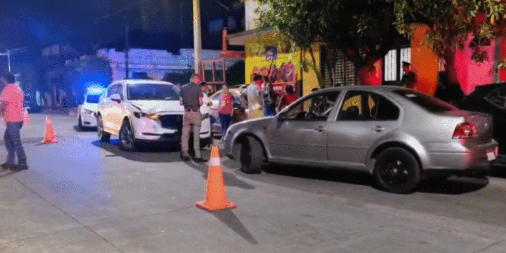 Accidente en Tapachula por vehículo en sentido contrario deja solo daños materiales