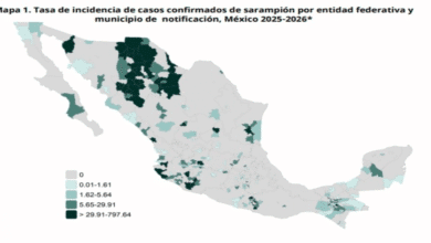 Chiapas a la cabeza con casos de sarampión