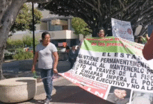 Marcha para exigir justicia por comerciante