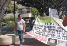 Marcha para exigir justicia por comerciante