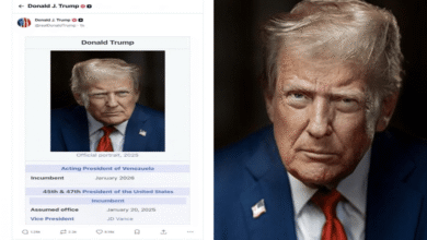Trump se auto póstula como “presidente en funciones de Venezuela”