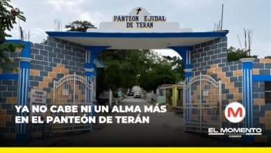 Ya no cabe ni un alma más en el panteón de Terán