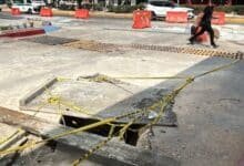 Alertan por riesgo de socavones en el centro de Tuxtla Gutiérrez