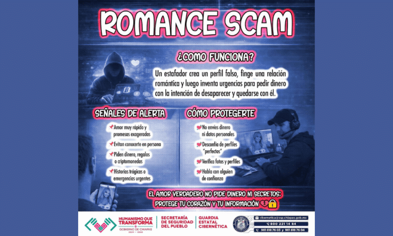 Alertan sobre estafadores en nombre del amor