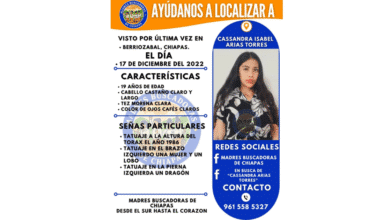 Busca a su hija Casandra