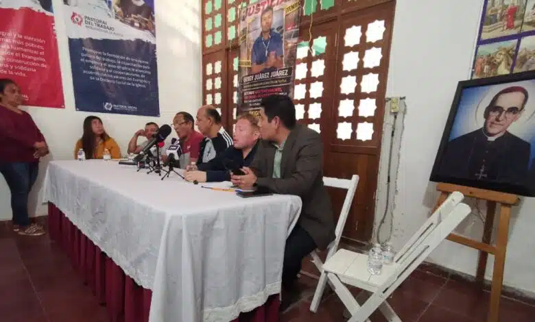 Exigen libertad inmediata para líderes religiosos. Foto: Nayeli Mijangos.