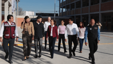 Claudia Sheinbaum inaugura bachillerato en García y anuncia dos planteles más para Nuevo León en 2026