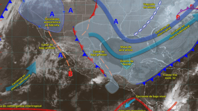 Masa de aire ártico del frente frío 32 provoca frío extremo