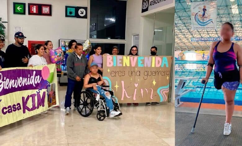 Paciente del Hospital de Pediatría del CMN Siglo XXI supera cáncer óseo y es campeona de natación en Chiapas