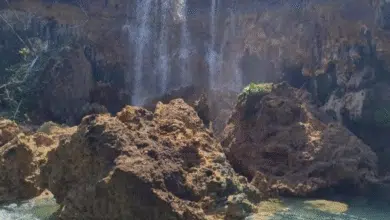 Se registra colapso en la cascada de Xanil