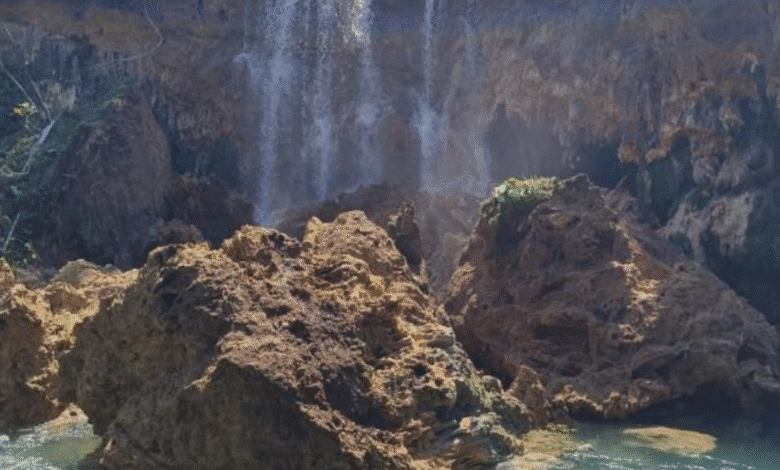 Se registra colapso en la cascada de Xanil