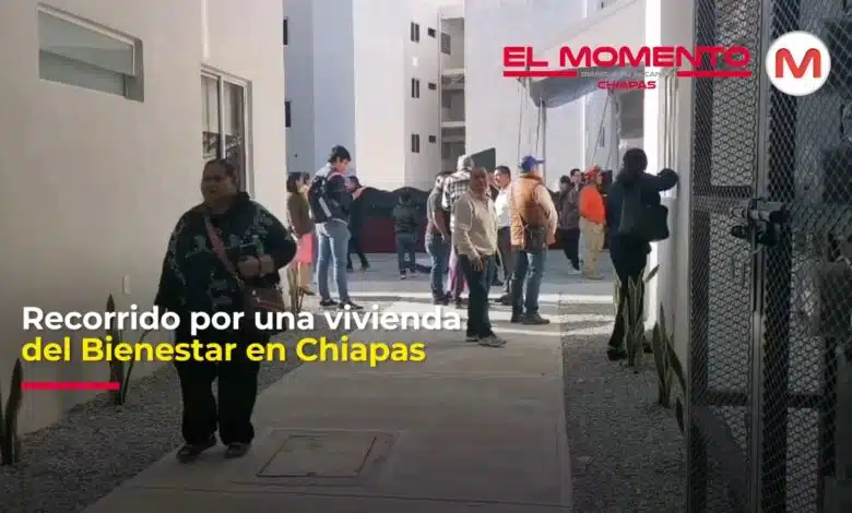 Recorrido por una vivienda del Bienestar en Chiapas