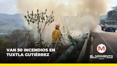 Van 50 incendios en Tuxtla Gutiérrez