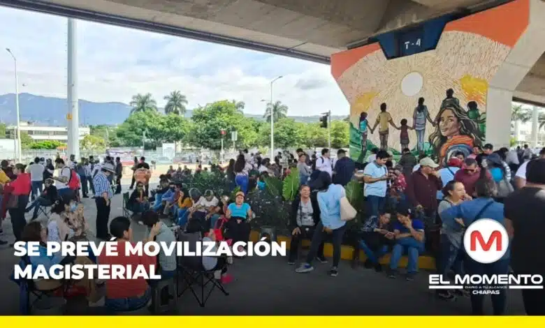 Se prevé movilización magisterial