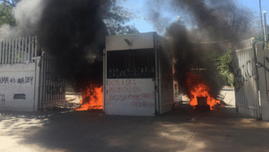 Movilizaciones magisteriales culminan en bloqueos y vandalismo