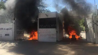 Movilizaciones magisteriales culminan en bloqueos y vandalismo