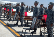 Sheinbaum rinde homenaje a militares caídos en operativo contra “El Mencho”