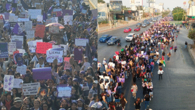 La marcha de este año puso especial énfasis en visibilizar a las mujeres que han sobrevivido a intentos de feminicidio. (Fotos de Nayeli Mijangos)