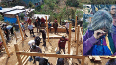 Voluntarios reconstruyen viviendas de adulto mayor (1)