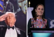 #VIDEO: Trump se pronuncia tras evacuación por hombre armado y Claudia Sheinbaum condena los hechos