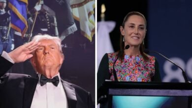 #VIDEO: Trump se pronuncia tras evacuación por hombre armado y Claudia Sheinbaum condena los hechos