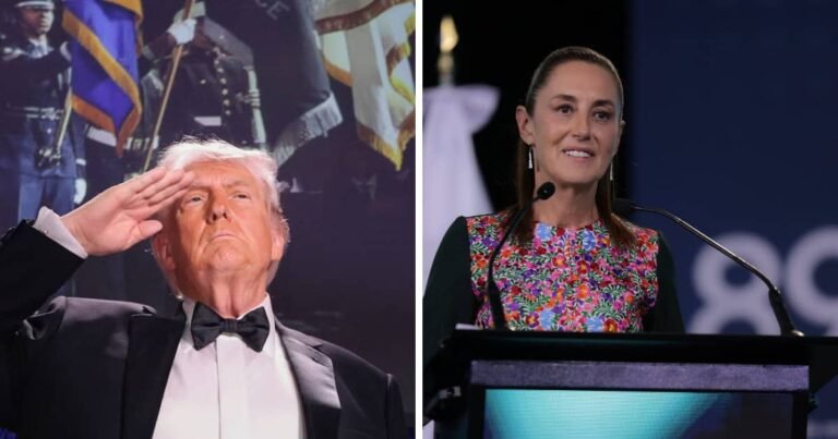 #VIDEO: Trump se pronuncia tras evacuación por hombre armado y Claudia Sheinbaum condena los hechos