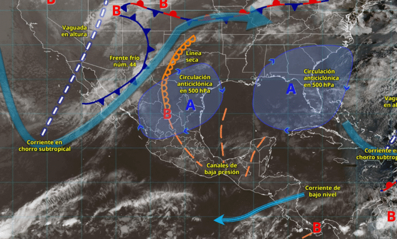 Alerta por posible formación de torbellinos en el norte de México