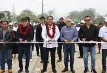 Eduardo Ramírez inaugura camino Berriozábal- Vistahermosa, inversión superior a los 15 mdp (Foto de cortesía)
