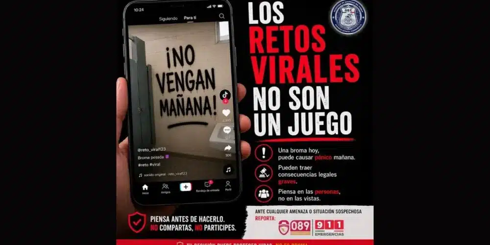 llaman a evitar retos virales que buscan difundir pánico en escuelas de chiapas