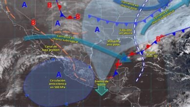 Pronóstico del clima hoy en México lluvias, calor extremo y vientos fuertes