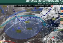 Pronóstico del tiempo México hoy 30 de abril Lluvias fuertes y calor extremo