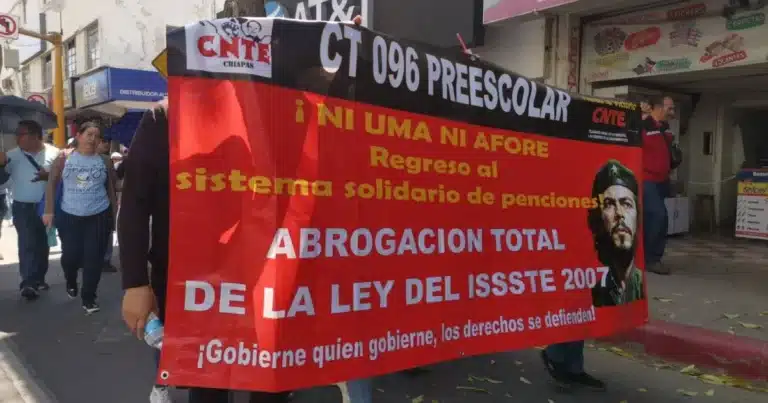 CNTE inicia paro nacional el 1 de junio Chiapas, uno de los estados más afectados