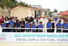 Fortalecen educación en Rincón Chamula con nuevas aulas escolares