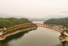 puente rizo de oro, en fase final de obra