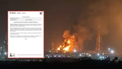 explosión en refinería de pemex en salina cruz deja seis personas heridas