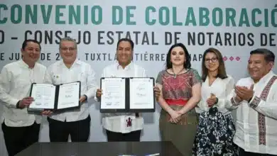 eduardo ramírez fortalece la certeza jurídica en chiapas con convenio entre el gobierno del estado y notariado