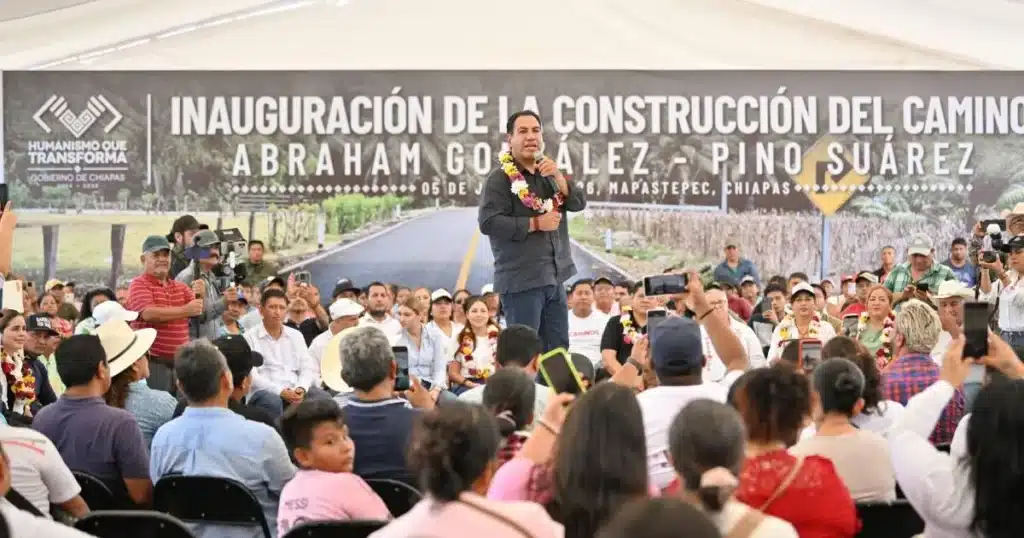 gobierno de chiapas mejora conectividad en mapastepec con nuevas obras carreteras (1)