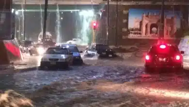 Intensas precipitaciones afectan la movilidad en Tuxtla Gutiérrez