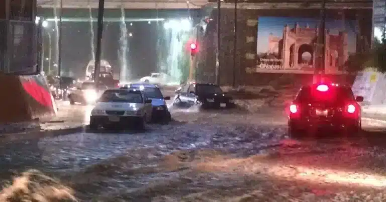 Intensas precipitaciones afectan la movilidad en Tuxtla Gutiérrez