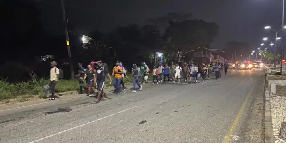 nueva caravana sale de tapachula ante rezago en trámites migratorios y falta de respuesta oficial