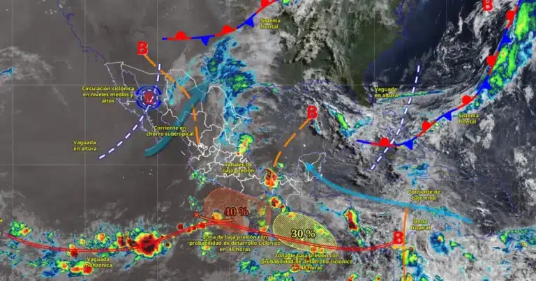 alerta por lluvias intensas en méxico en 7 estados