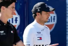 checo pérez abandona el gp de austria tras incendio y falla en su cadillac