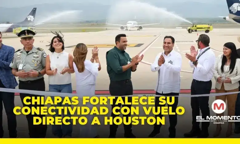 Chiapas fortalece su conectividad con vuelo directo a Houston