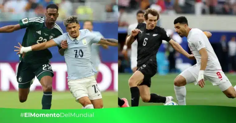 Resumen de Nueva Zelanda vs Irán y Uruguay contra Arabia Saudita (Fotos de internet)