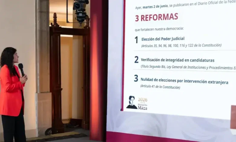entra en vigor la reforma judicial en méxico; gobierno detalla cambios para futuras elecciones del poder judicial