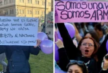 army pinta de morado las calles de chile para exigir que no cancelen los conciertos de bts